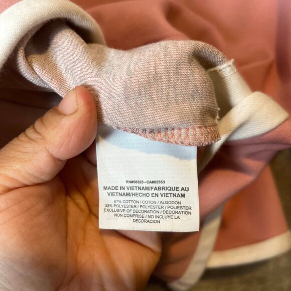 Nike Sportswear Tech Fleece Women's Crewneck Pullover Pink White Size Large - Picture 7 of 8